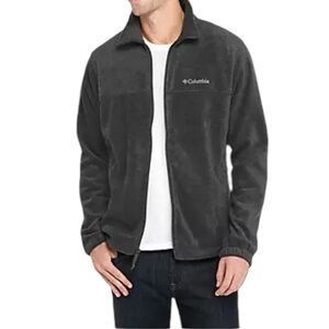 Columbia Full Zip Fleece Jacket Gray Size XXL